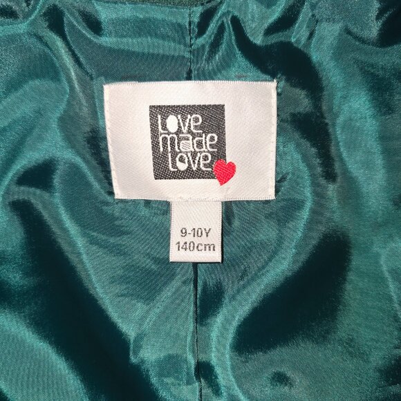 Love Made Love Girls Green Lace Jacket - Picture 7 of 8